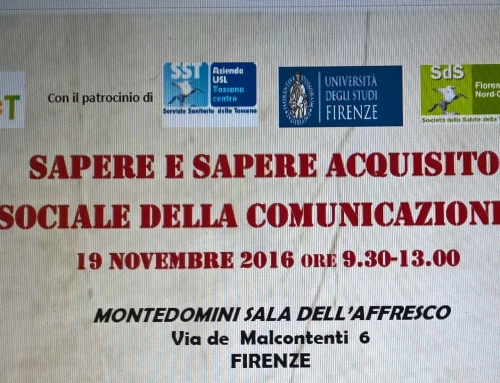 Convegno 19 novembre 2016: “Sapere e sapere acquisito. Il valore sociale della comunicazione su HIV/AIDS”